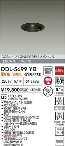 大光電機（DAIKO）屋外灯 DDL-5699YB