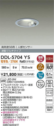 大光電機（DAIKO）屋外灯 DDL-5704YS