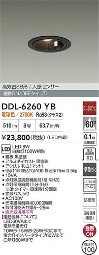 大光電機（DAIKO）屋外灯 DDL-6260YB