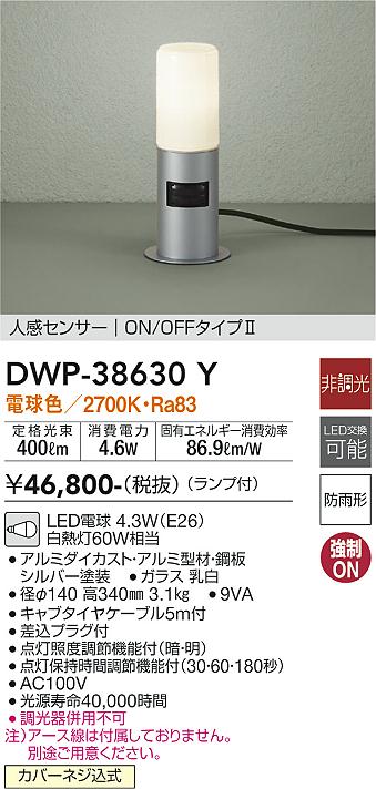 大光電機（DAIKO）屋外灯 DWP-38630Y