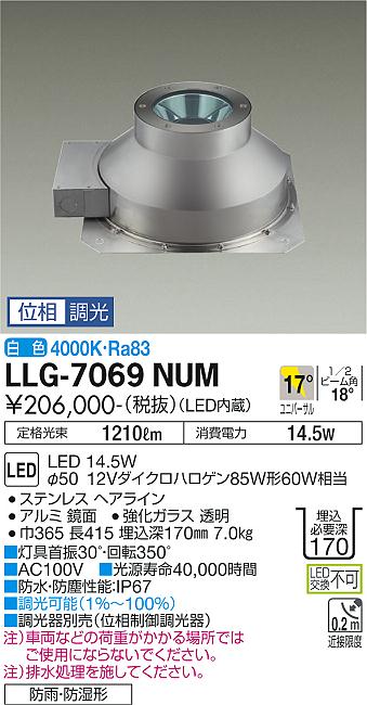 大光電機（DAIKO）屋外灯 LLG-7069NUM